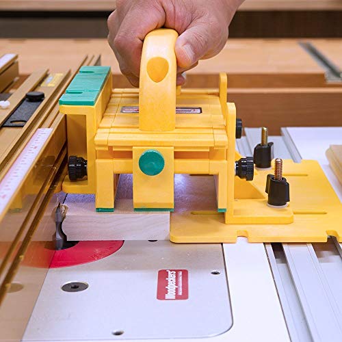 MICROJIG GRR-RIPPER GR-200,GRGH-040 Advanced 3D Pushblock With Gravity Heel Kit MICRO JIG