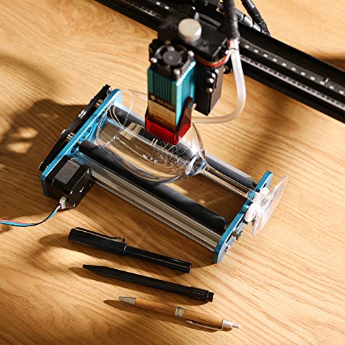 Genmitsu Laser Rotary V2 for Laser Engravers, Laser Cutters, Laser Rotary Roller Attachment, Y-axis Rotary Roller Engraving Module for Laser Genmitsu