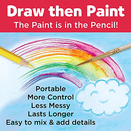 Faber-Castell How to Rainbow Watercolor Pencils Set - Kids Painting Kits, Art Kit for Kids 6-8+ Faber-Castell