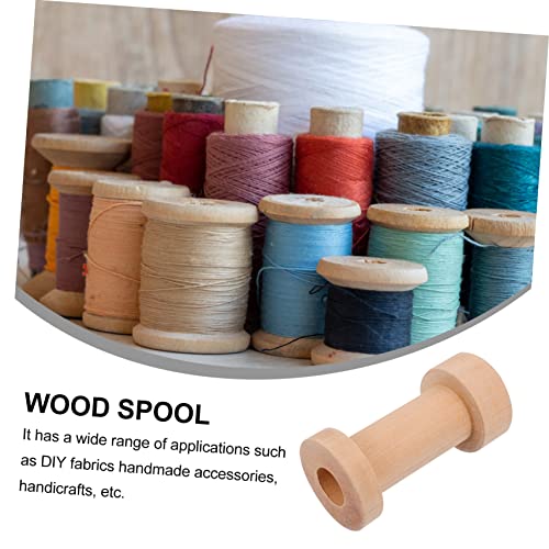 EXCEART Spool Threading Tool Yarn Winder Unfinished Bobbins Kit Extension Machine Wax Clips Accessories Needle Cable Making Empty Thread Bobbins EXCEART