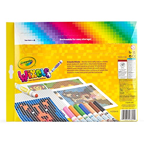 Crayola Wixels Animals Activity Kit, Pixel Art Coloring Set, Gift for Kids, Ages 6, 7, 8, 9 Crayola