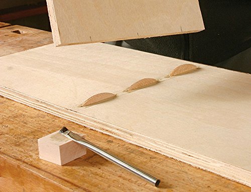 wolfcraft 2921405 Compressed Wafer Shaped Wood Joining Biscuits, #0, 50 Piece Bag - WoodArtSupply