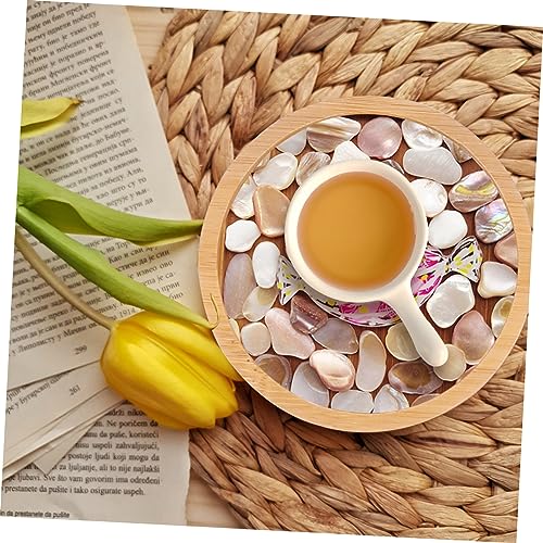 EXCEART 18 Pcs Mosaic Tray DIY Accessories Ornaments Food Tray Rectangular Tray DIY Mosaic Making Crafts Fillable Mosaic Plate Home Tray Fillable EXCEART