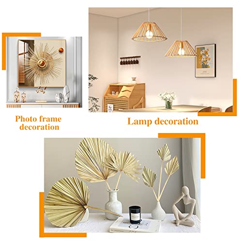 150 Pcs Dowel Rods, 1/8 x 12 Inch Wooden Dowels Craft Wood Sticks Unfinished Natural Bamboo Dowling Rods for Crafts and DIYers WSICSE