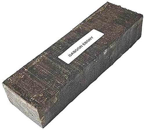 Pack of 50, Exotic Gaboon Ebony Wood Pen Blanks 3/4" x 3/4" x 4" Exotic Wood Zone