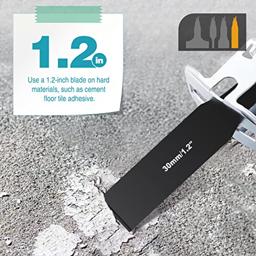 Halaron Reciprocating Saw Saber Blade,Heavy Duty Carbon Steel Scraping Tool Attachment Blades for Reciprocating Saws- Multifunctional Carbon Steel HALARON