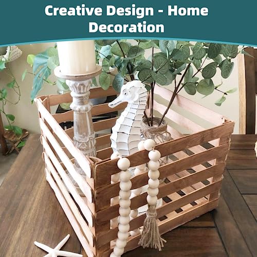 WISYOK 30 Pack 12 Inch Paint Stir Sticks - Wooden Paint Sticks for Mixing, Large Popsicle Sticks for Crafts, Paint Stirrers for Epoxy Resin, Garden WISYOK