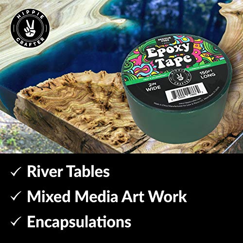 Resin Tape for Epoxy Resin Molding and Epoxy Mold Release for Epoxy Resin Thermal Adhesive Tape for Micro Pour Epoxy Resin Tape and Form with UV HIPPIE CRAFTER