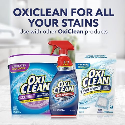 OxiClean Max Force Laundry Stain Remover Spray Refill, 48 fl oz OxiClean
