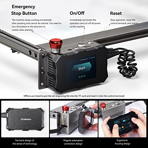S10 Pro 50W Laser Engraving Machine for ATOMSTACK Laser Engraver,10W Output Power Laser Cutter Support LightBurn, High Accuracy DIY Laser Engraver aliencell