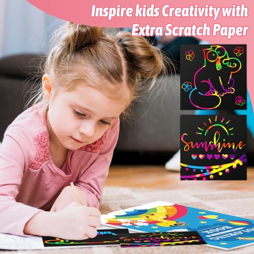 iBayam Art Kit, 251-Pack Art Supplies Drawing Kits, Arts and Crafts Gifts Box for Kids Teen Girls Boys, Art Set Case with Trifold Easel, Scratch iBayam