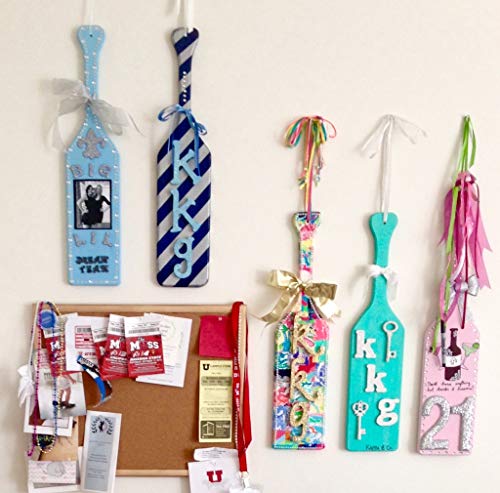 15" Inch Greek Fraternity Paddle, Solid Sorority Wood Paddle, Unfinished Pine Wooden Paddle, 1Pack NUEVEN