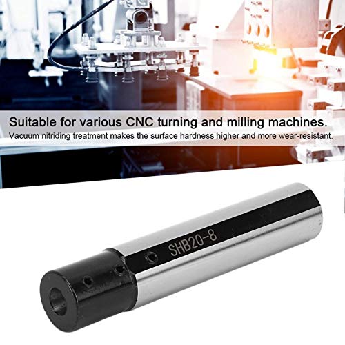 CNC Parts SHB20 HSS Turning Tool Sleeve Boring Bar Holder for CNC Turning Machines for Milling Machines(SHB20-08) Jeanoko