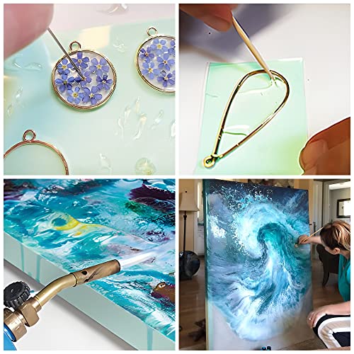 HKACSTHI 2 Rolls 216 Feet Resin Tape for Epoxy Resin Molding Silicone Epoxy Resin Tape UV Tape Epoxy Release Tape for Pouring Thermal Tape High HKACSTHI