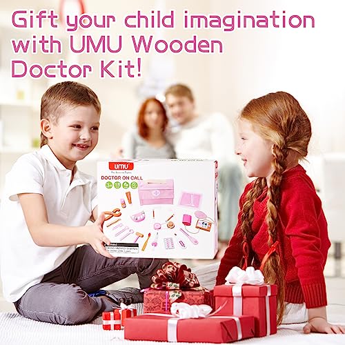 Doctor’s Kit Play Set for Kids, Pretend Toy 18 PCS Doctor Playset for Toddlers, Dentist Kit Doctor Role Play Set, Doctor Kit for Toddlers and Kids umu