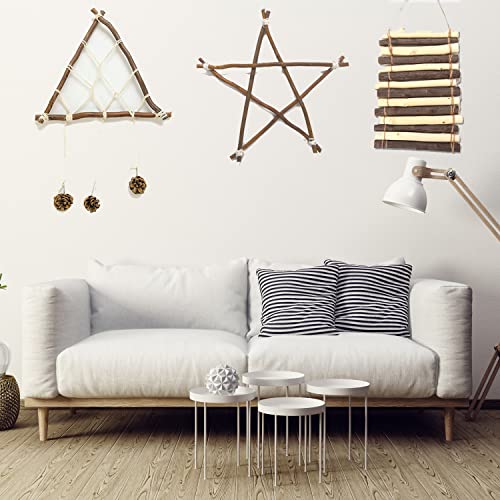 FSWCCK 100 PCS Craft Sticks, 2 Inch Natural Birch Twigs Sticks, Mini Wood Log for DIY Crafts, Farmhouse Centerpiece Decor and Rustic Home Decor FSWCCK