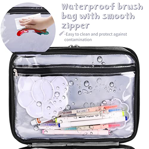 Yumt Paint Organizer Paint Brush Holder Acrylic Paint Storage Art & Craft Supply Storage Paint Bottle Organizer Professional Storage Display Yumt