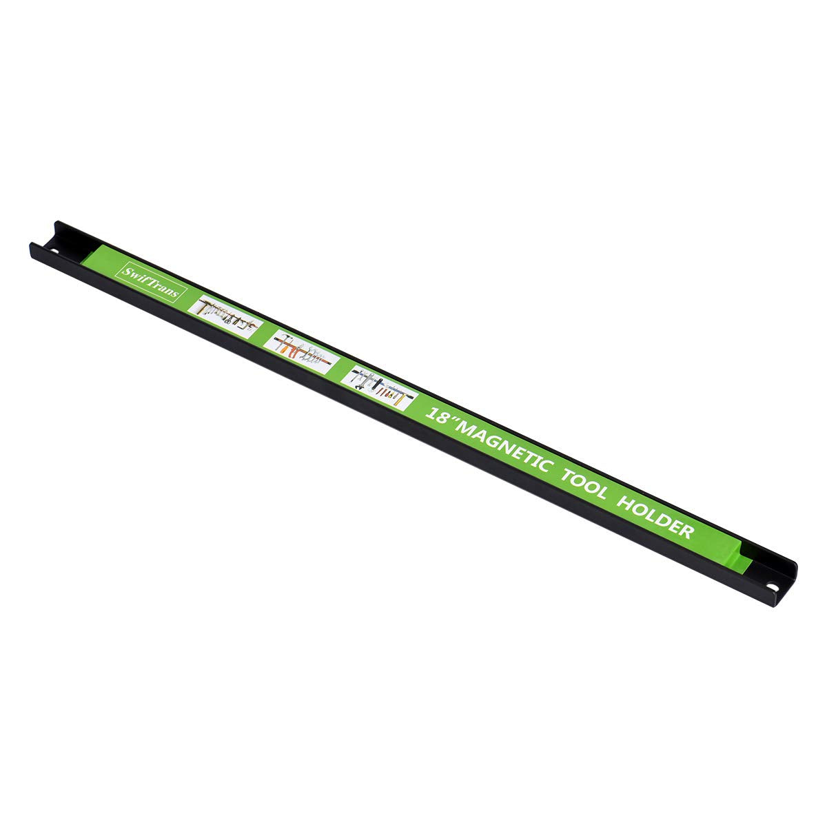swiftrans Magnetic Tool Holder 18 Inch 8 Pack Heavy Duty Magnet Tool Bar Strip Rack Wall Mount Green¡ swiftrans
