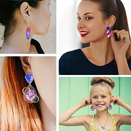 LET'S RESIN Resin Earring Mold, 171 Pcs Resin Jewelry Molds Making Kit with 11 Pack Variety Shape Resin Molds Silicone, Earring Molds for Epoxy LET'S RESIN