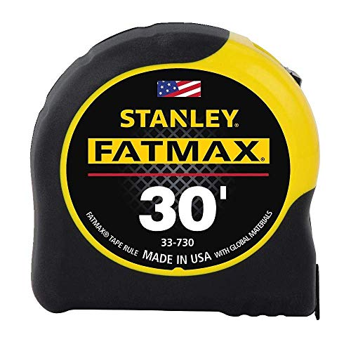 Stanley Tools 33-730 30-Foot-by-1-1/4-Inch FatMax Measuring Tape (3, 30-Feet) Stanley