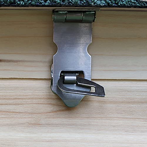 PawHut 77" Wooden Chicken Coop with Nesting Box, Cute Outdoor Hen House with Removable Tray, Ramp Run, for Garden Backyard, Natural PawHut