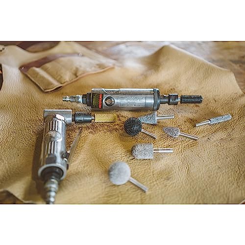 Kutzall Original Flame Rotary Burr, 1⁄4" Shaft, Coarse - Woodworking Attachment for Bosch, DeWalt, Milwaukee, Makita. Abrasive Tungsten Carbide, 1⁄2" Kutzall