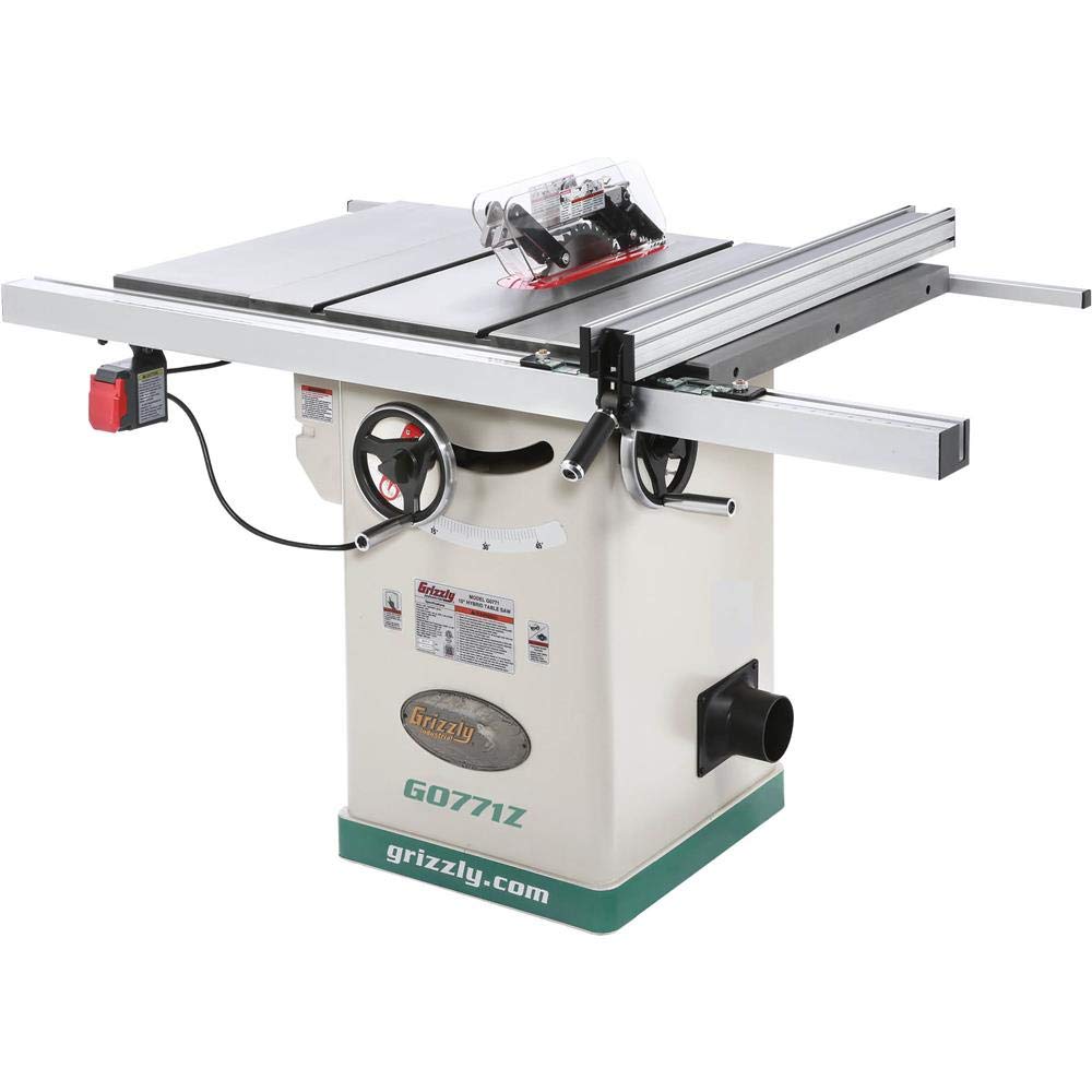 Grizzly Industrial G0771Z - 10" 2 HP 120V Hybrid Table Saw with T-Shaped Fence Grizzly Industrial