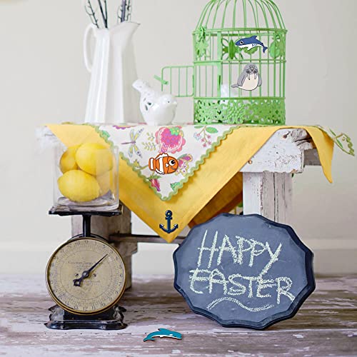 300Pcs Ocean Themed Pattern Wood Pieces Unfinished Wooden Marine Animal Cutouts Blank Wooden Paint Crafts for Kids Home Decoration DIY Craft Project EEE ELECRELIVE