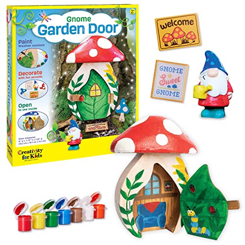 Creativity for Kids Gnome Garden Door - Painting Arts and Crafts for Boys and Girls, Kids Activities for Ages 6-8+ Creativity for Kids