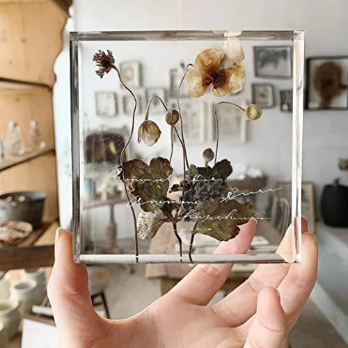 8pcs Resin Molds Kit,Square and Rectangle Silicone Epoxy Molds for Resin Jewelry, Soap, Dried Flower Leaf, Insect Specimen Trybesty