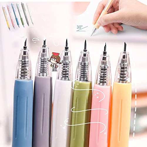 6pc Knife Pen Craft Cutting Tools, Pen Knife for Crafts, Creative Retractable Hobby Knife Pen, Exacto Knife Pen Cute, Thin Blade for Art Paper Trusogie