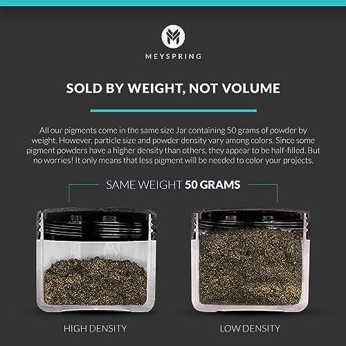 MEYSPRING Bronze Stone Epoxy Resin Color Pigment - 50g - Mica Powder for Epoxy MEYSPRING