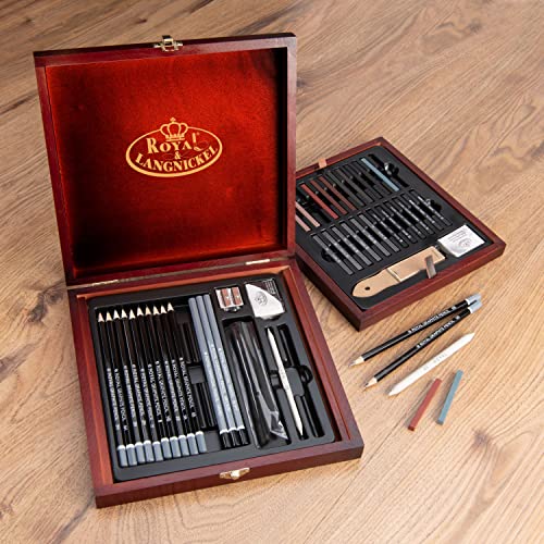 Royal & Langnickel RSET-SKET1600 Premier Sketch Pencil Art Set, 51-Piece Royal & Langnickel