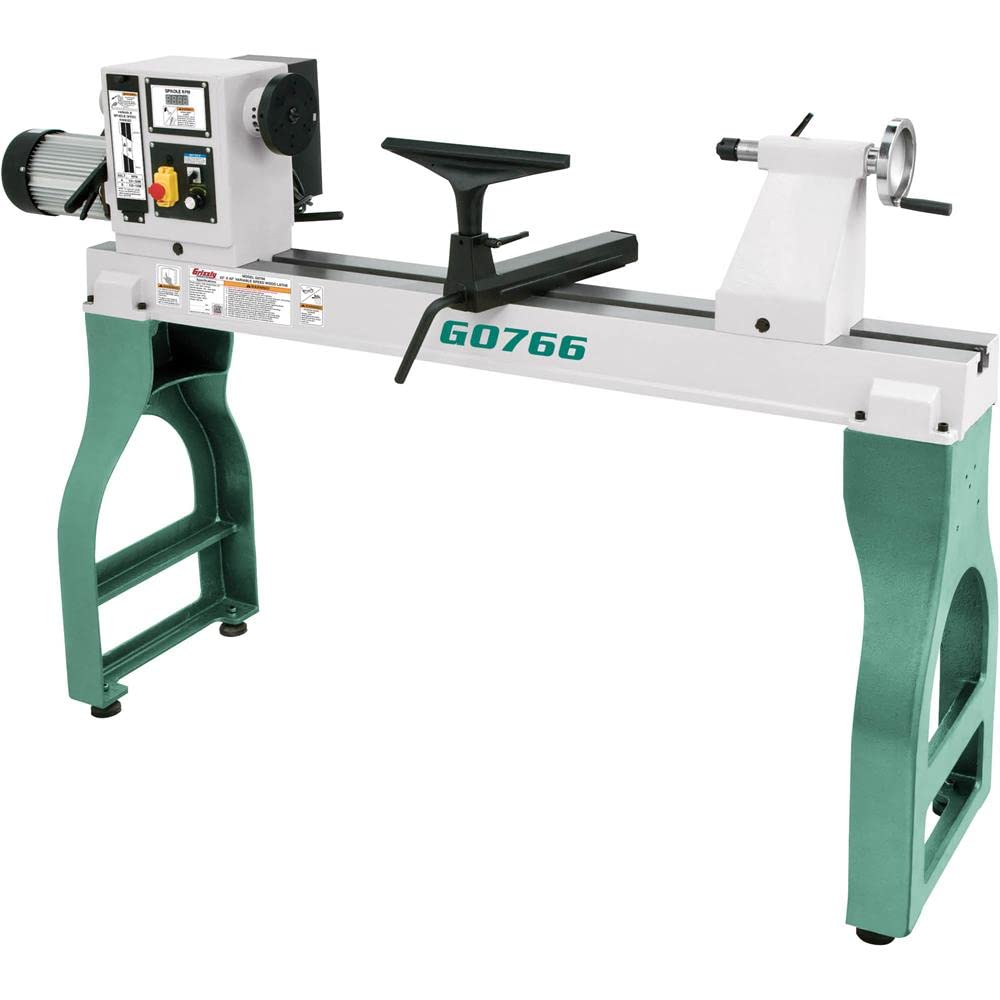 Grizzly G0766 22" x 42" Variable-Speed Wood Lathe Grizzly