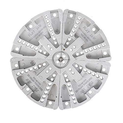 findmall 8-1/4 Flat Lathe Chuck Jaws for Finishing and Polishing Woodturning Bowl and Plate Bottoms findmall