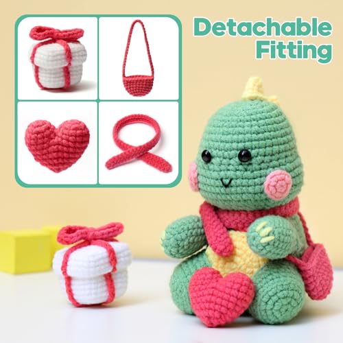 LIFEYJ Crochet Kit for Beginners,Beginner Crochet Kit for Adults Kids,Gifts for 5 6 7 8 9 10 Year Old Girl,Girls Toys Age 6-8,Teen Gift Birthday LIFEYJ