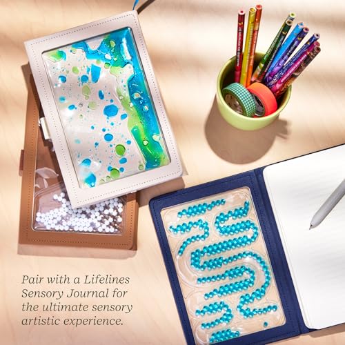 Lifelines Rub & Sniff Scented Colored Pencils, Infused with Essential Oil Blends, Color Pencil Set of 10, Travel Case Included Lifelines