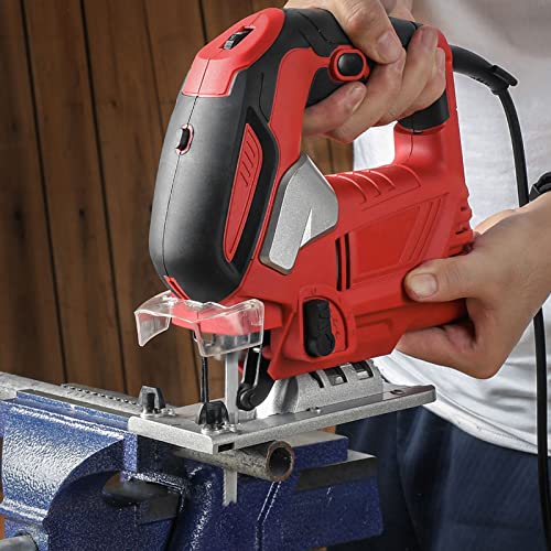 48Pcs Jigsaw Blade Set Assorted T Shank Jig Saw Blades High Speed Steel Reciprocating Sabre Saw Cutting Tool for Wood Plastic Metal with Storage Bag Garosa