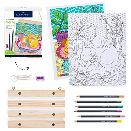 Faber-Castell - Color By Number Love Art Kit - Premium Kids Crafts