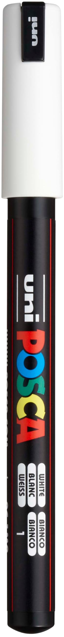 Posca Marker 1M in White, Posca Pens for Art Supplies, School Supplies, Rock Art, Fabric Paint, Fabric Markers, Paint Pen, Art Markers, Posca Paint Uni Posca