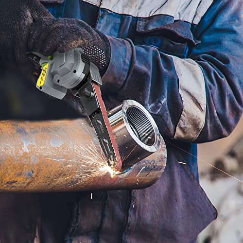 WORKPRO Cordless Detail Belt Sander, Mini Chain Saw, Electric Blower, 3-in-1 Power Tool Combo Kit, 12V, Powerful Brushless Motor, with 2 Batteries, WORKPRO