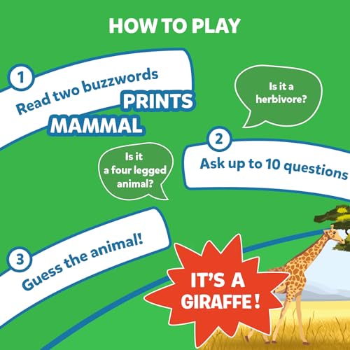 Skillmatics Card Game - Guess in 10 Animal Planet, Perfect for Boys, Girls, Kids, and Families Who Love Toys, Board Games, Gifts for Ages 6, 7, 8, 9 Skillmatics