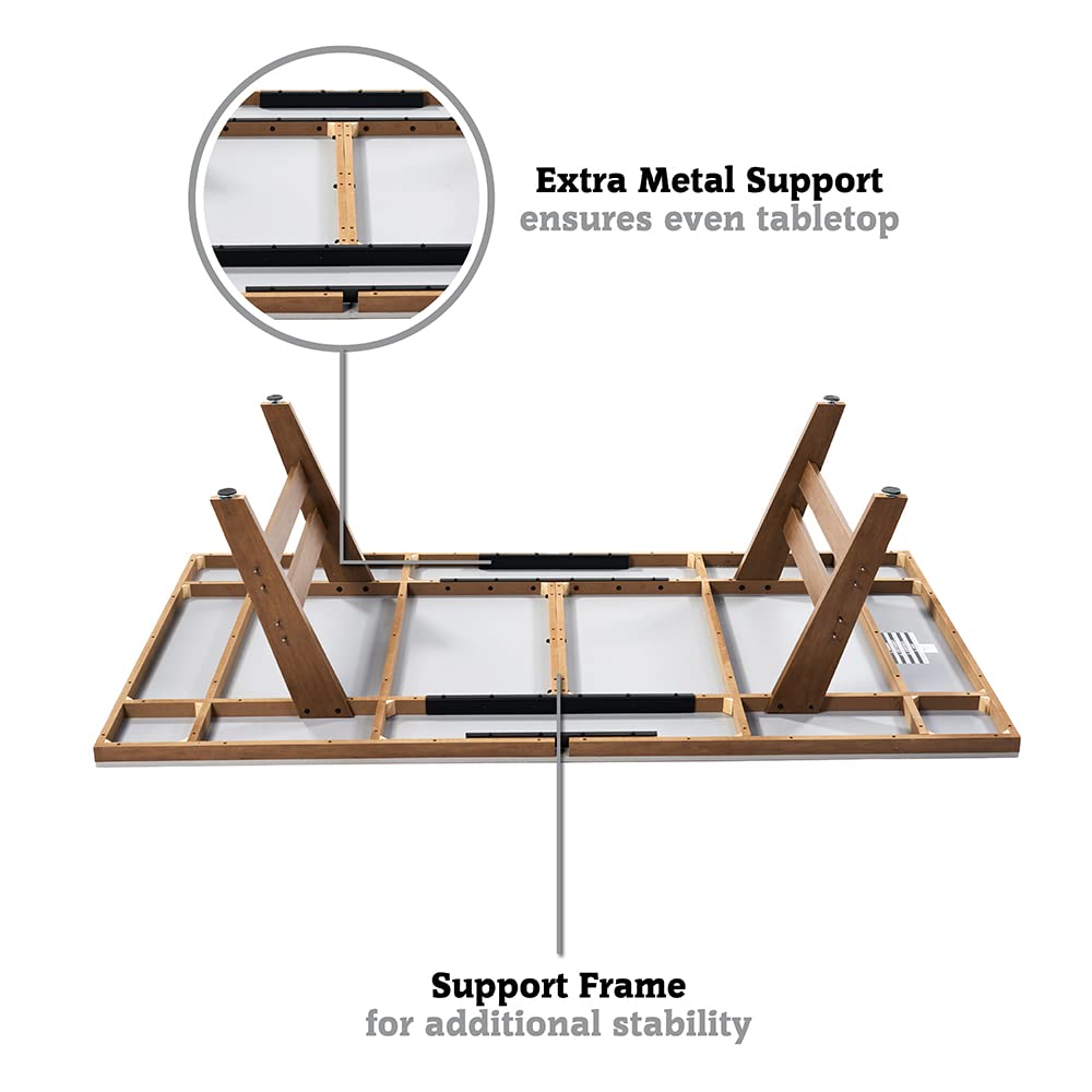 Hall of Games Indoor Table Tennis Table Regulation Size Tennis Table, with Clip-On Net, Easy Assembly, for Family Game Rooms Hall of Games