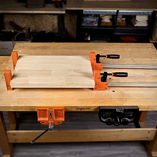 Jorgensen 48-inch Bar Clamps, 90°Cabinet Master Parallel Jaw Bar Clamp Set, 2-pack Jorgensen