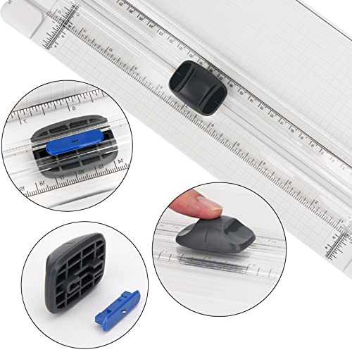 VIKDOOK Paper Cutter Replacement Blade for Cricut Portable Trimer 12” 13” Roller Holder Cutter Replace Cutting Scoring Blade for Cricut Timmer VIKDOOK