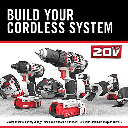 PORTER-CABLE 20V MAX* Random Orbital Sander, Cordless, 5-Inch, Tool Only (PCCW205B) PORTER-CABLE