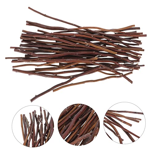COHEALI 40pcs Branch Home Accessories Wooden Decor Wood Trim Wood Log Branches Craft Sticks Natural Tree Branch Twigs Craft DIY Branch DIY Craft COHEALI