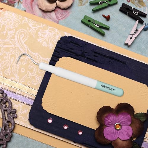 Westcott Precise Weeder Tool for Crafting, Die Cutting Accessory for Vinyl, Paper and Iron-on Projects (17859), 1-Piece, Multicolor Westcott