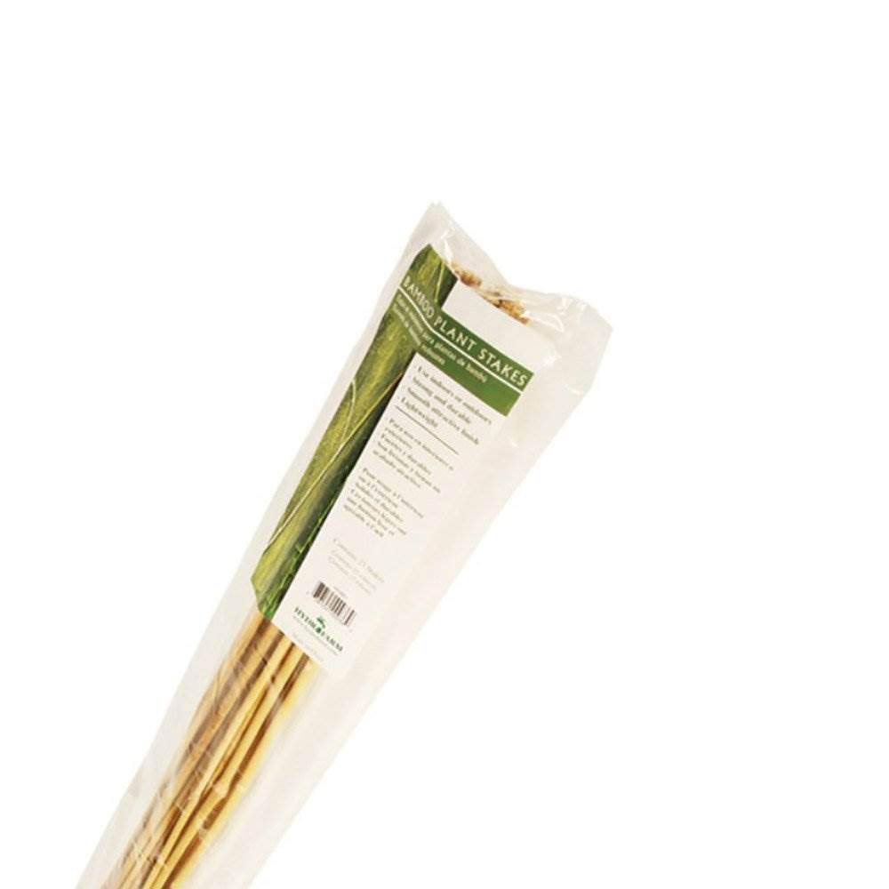 Hydrofarm HGBB4 4' Natural, pack of 25 Bamboo Stake, Tan Hydrofarm