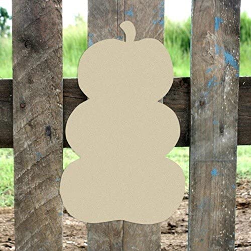 Wooden Fall Stacked Pumpkin Shape, Unfinished Wood Craft, Build-A-Cross Build-A-Cross